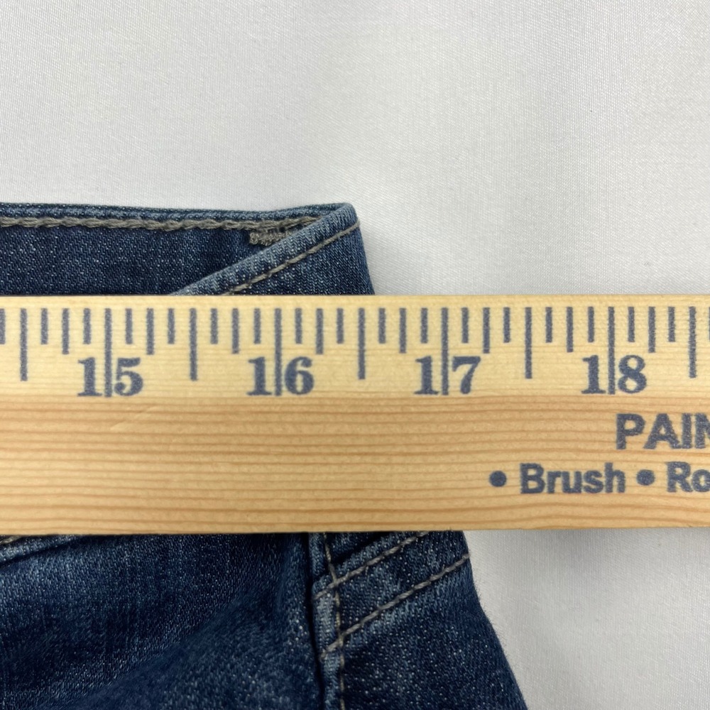 Levi's Straight Leg Jeans Blue Dark Wash Mid Rise Denim 14 34x31 - Picture 7 of 7